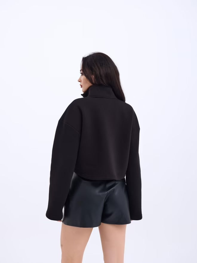 Shadow Luxe Half-Zip Sweatshirt